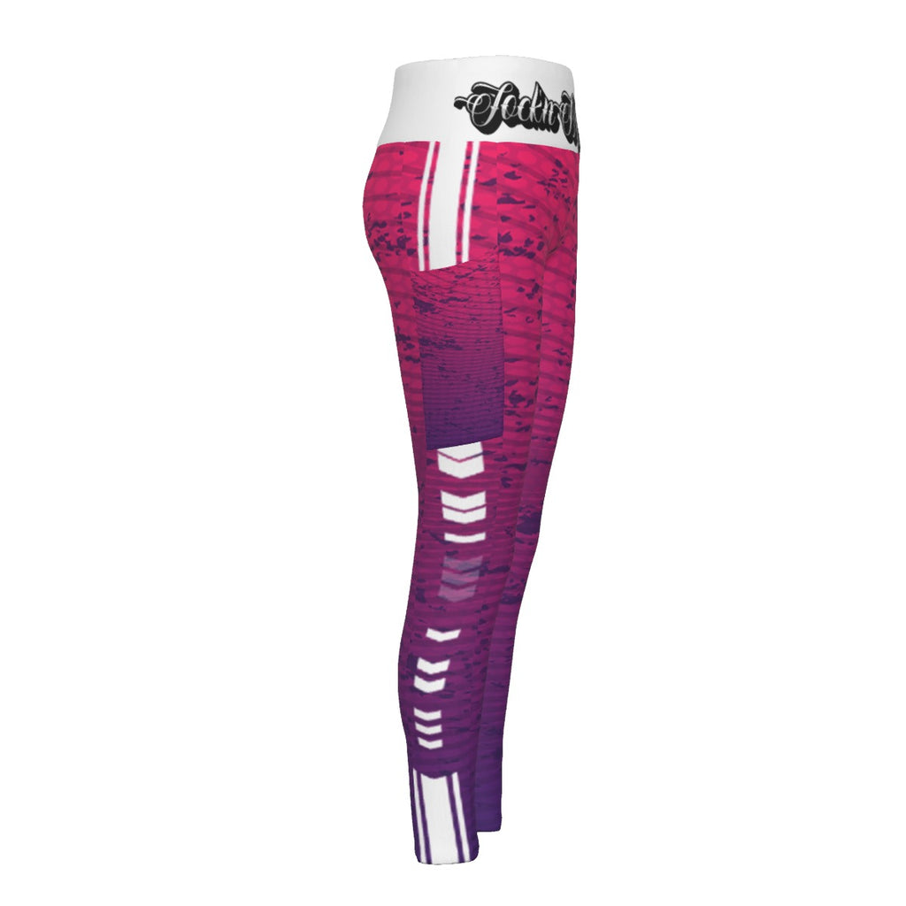 Jock' My Fresh Print Women's High Waist Leggings With Side Pocket