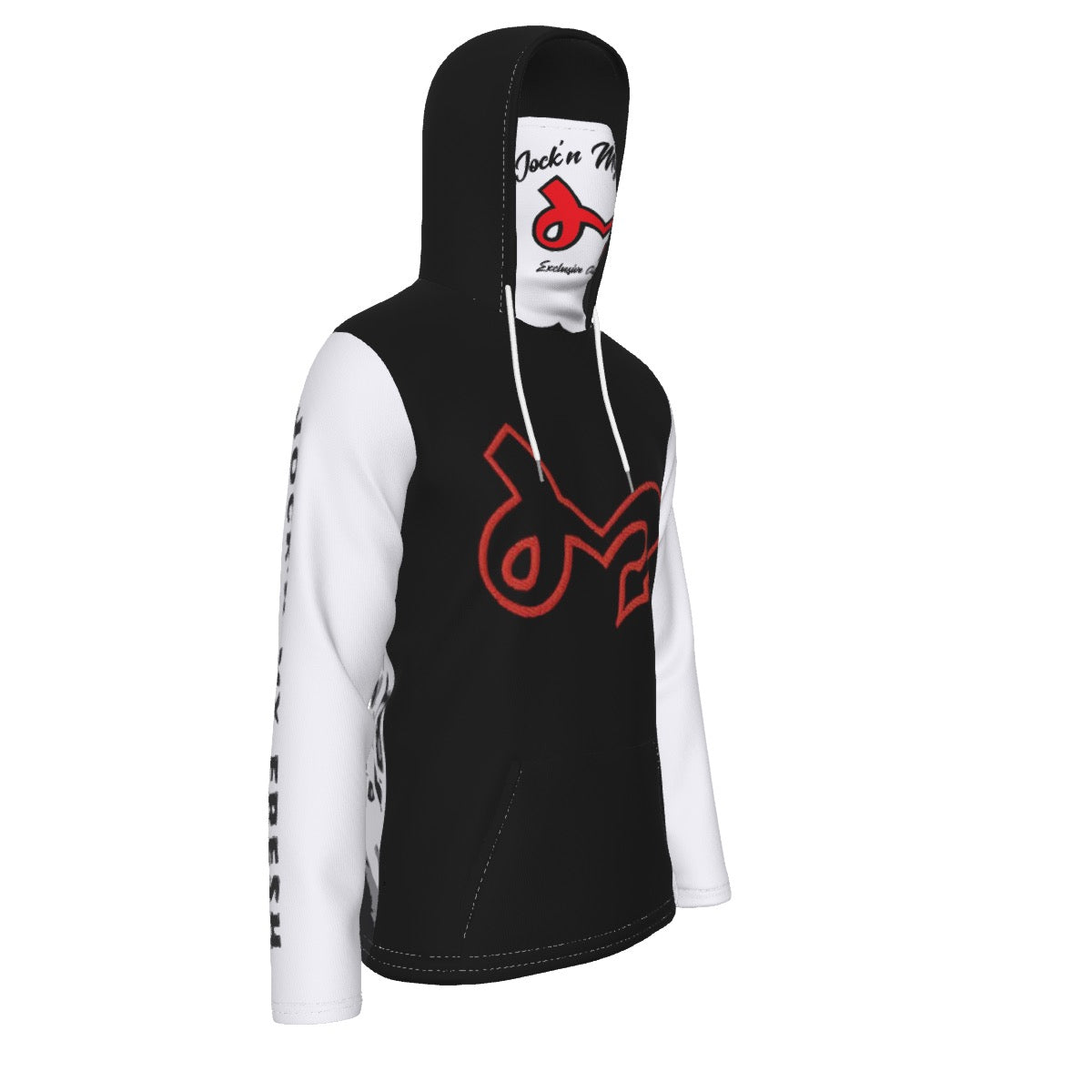 Jock'n My. Fresh Men's Pullover Hoodie With Mask