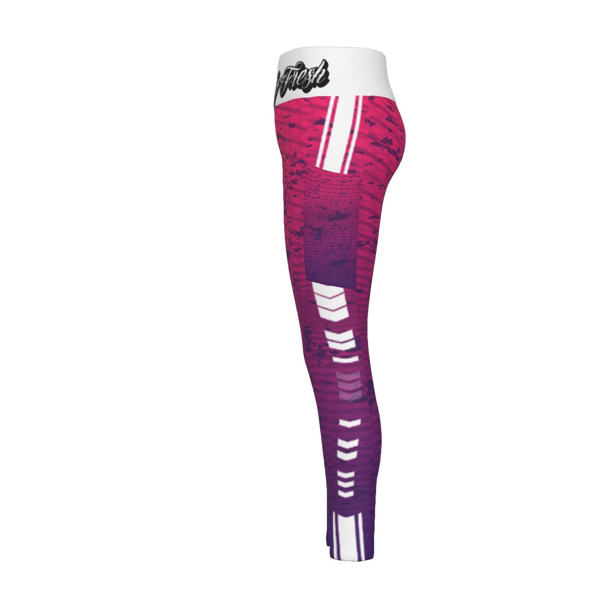 Jock' My Fresh Print Women's High Waist Leggings With Side Pocket