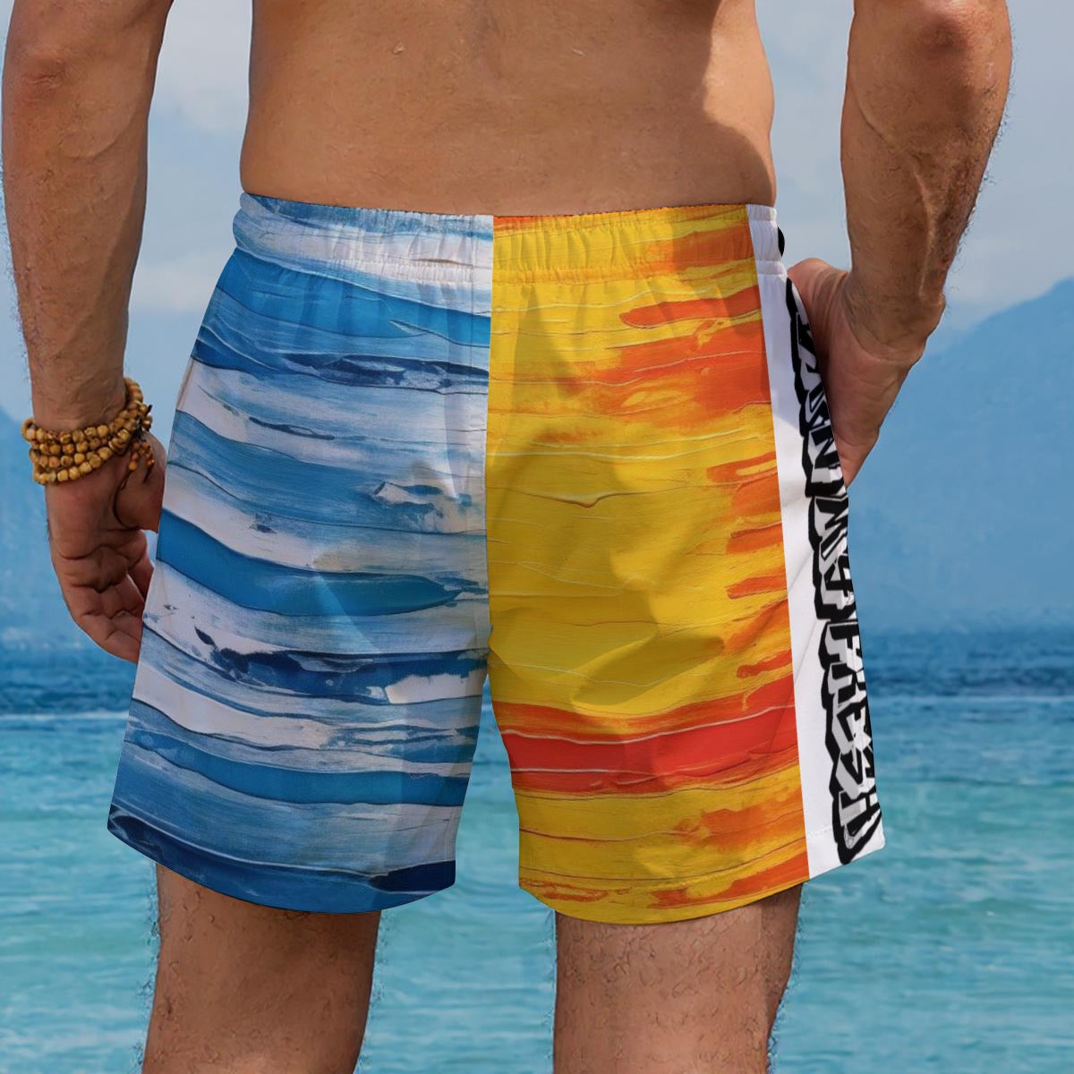 Jock'n My Fresh All-Over Print Men's Beach Shorts