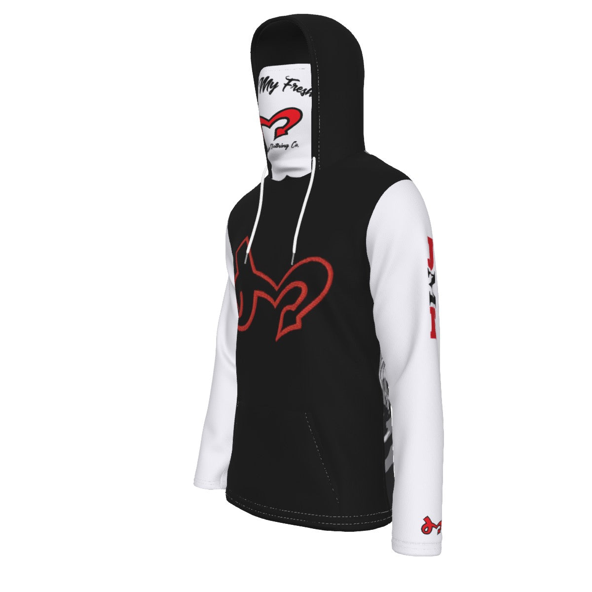 Jock'n My. Fresh Men's Pullover Hoodie With Mask