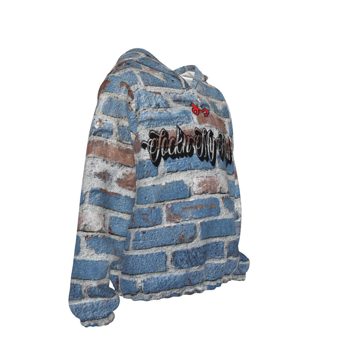 All-Over Print Kid’s Borg Fleece Sweatshirt With Ear