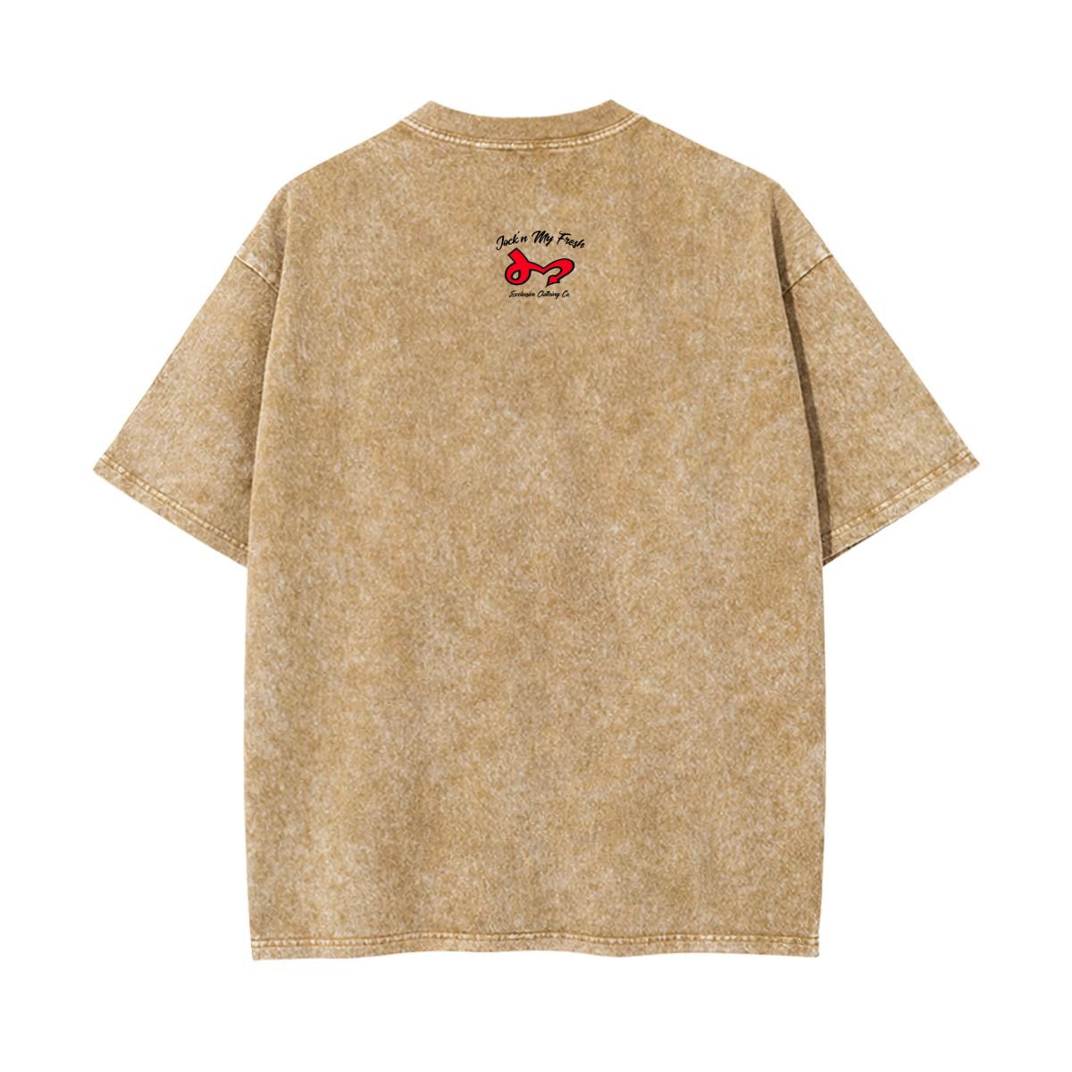 Jock'n My Fresh Washed Life Is A Lie Badge/Black T-shirt