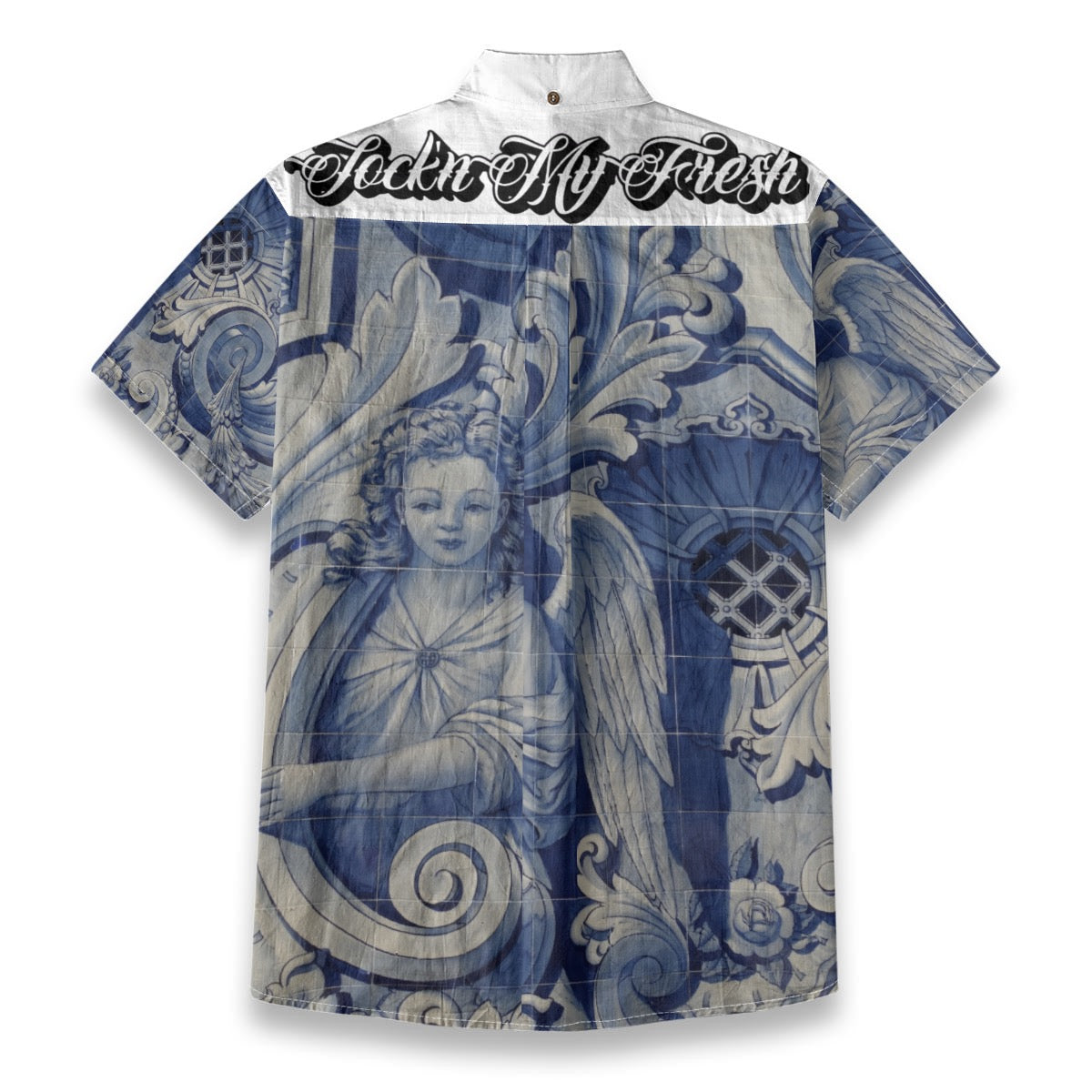 All-Over Print Men's Breathable Shirt|140GSM Slub Cotton