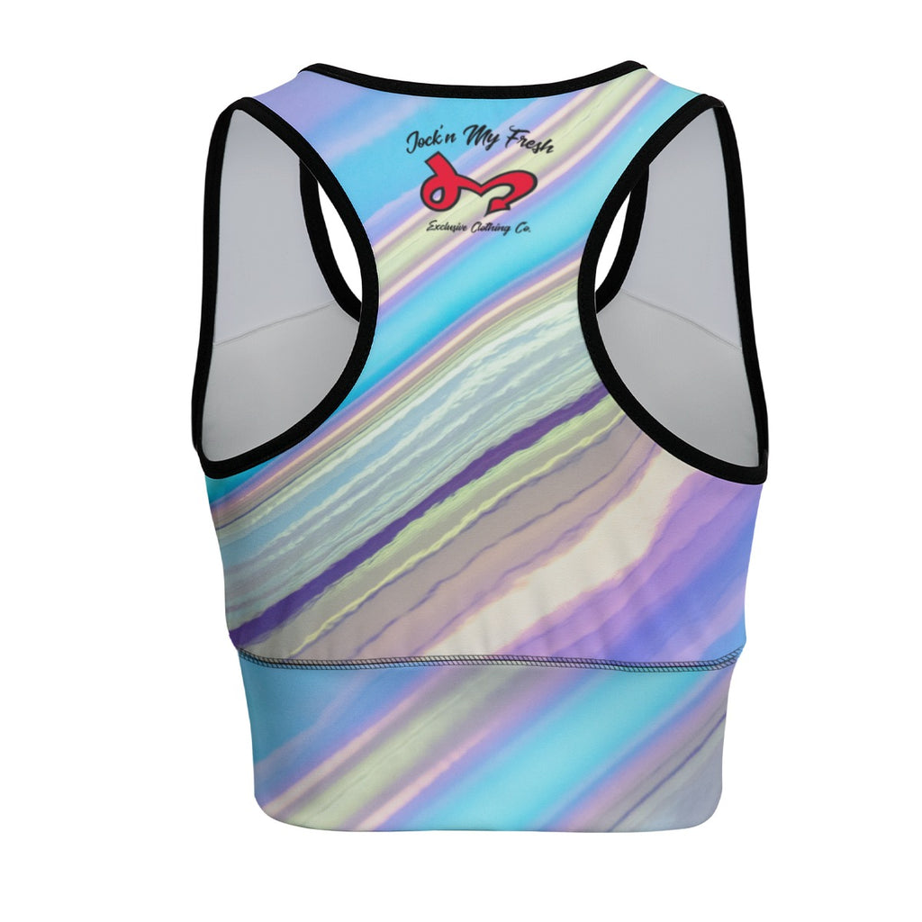 Jock'n My Fresh Print Women's Sports Bra|210GSM