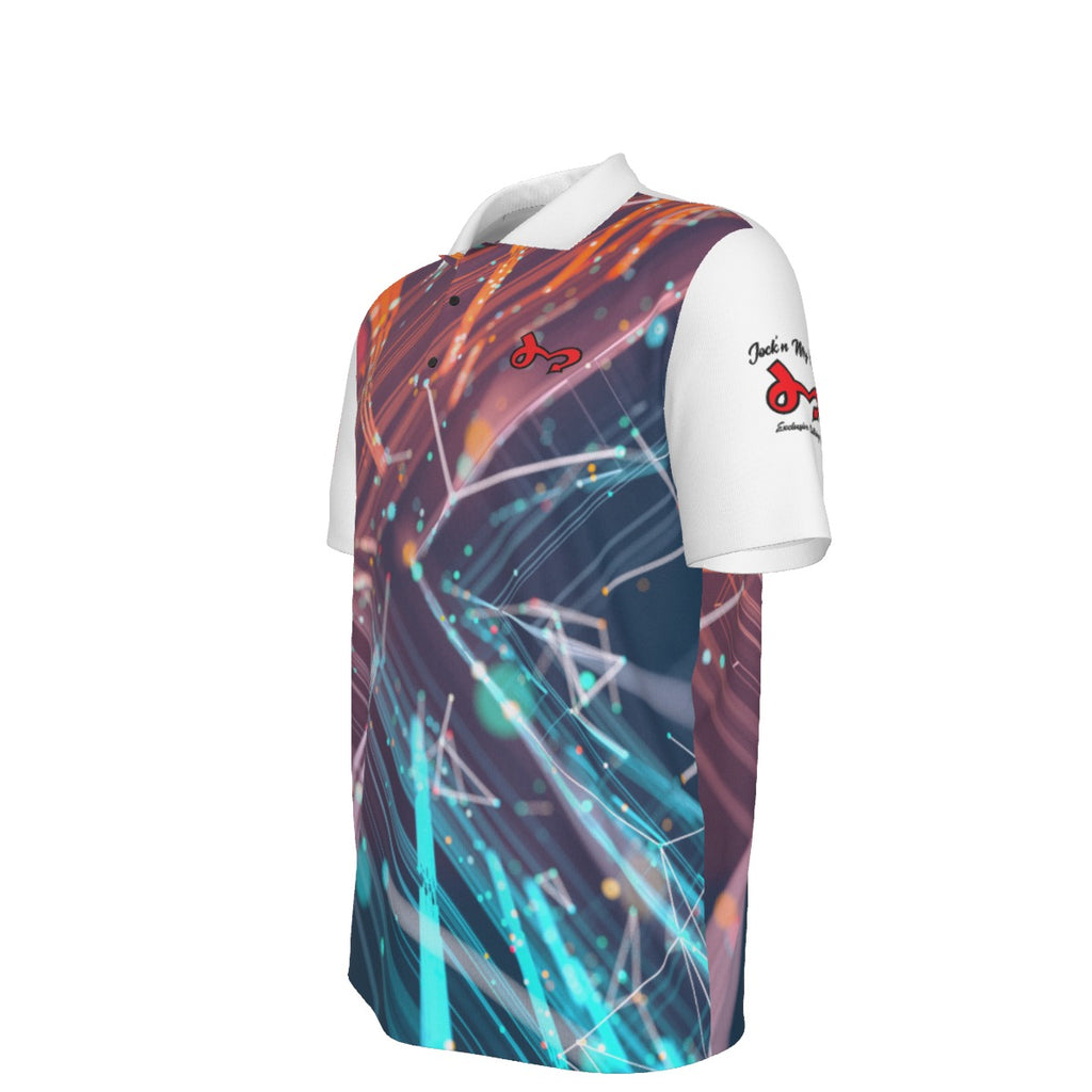 Jock'n My Fresh Print Men's Polyester Polo Shirt