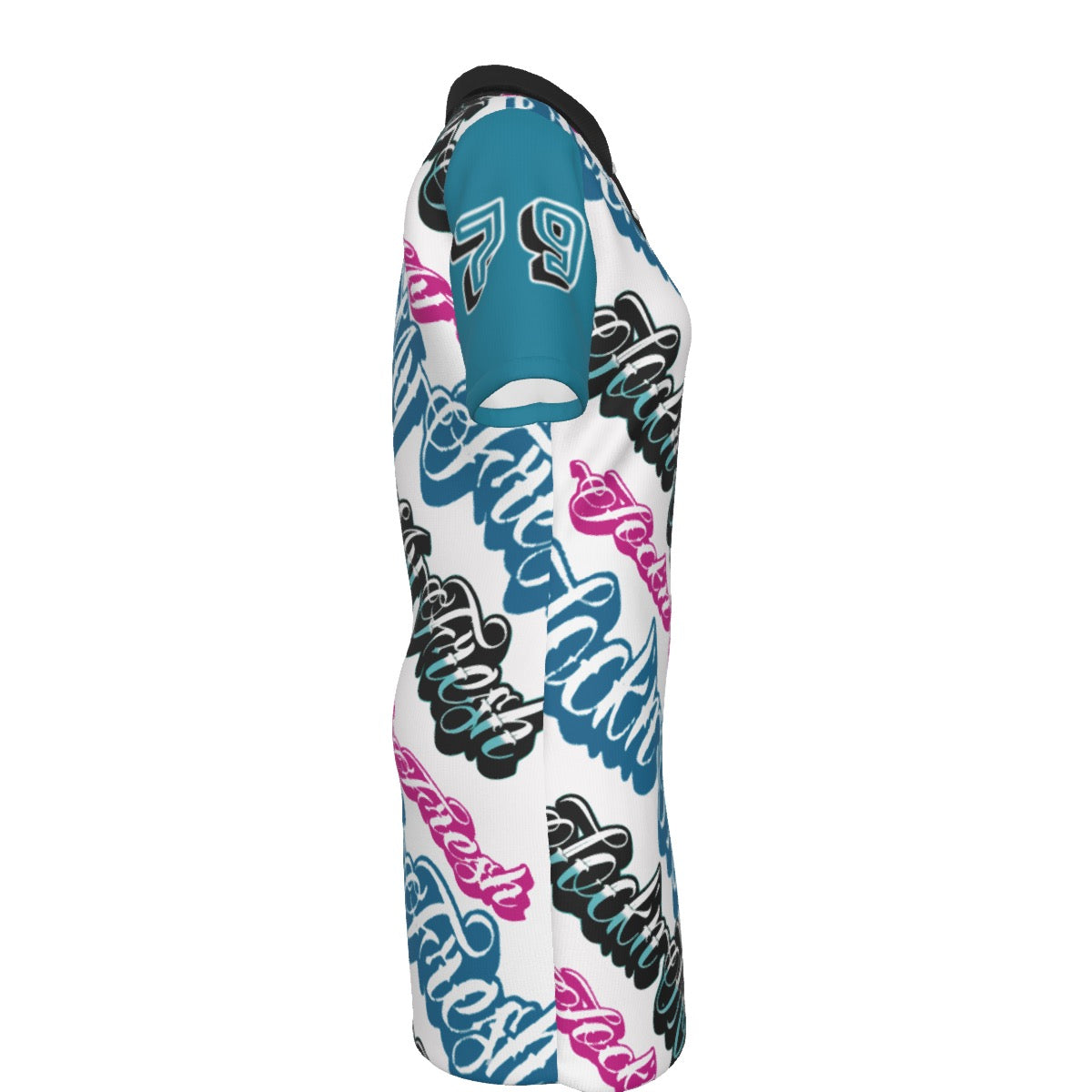 Jock'n My Fresh Print Women's Polo Collar Dress