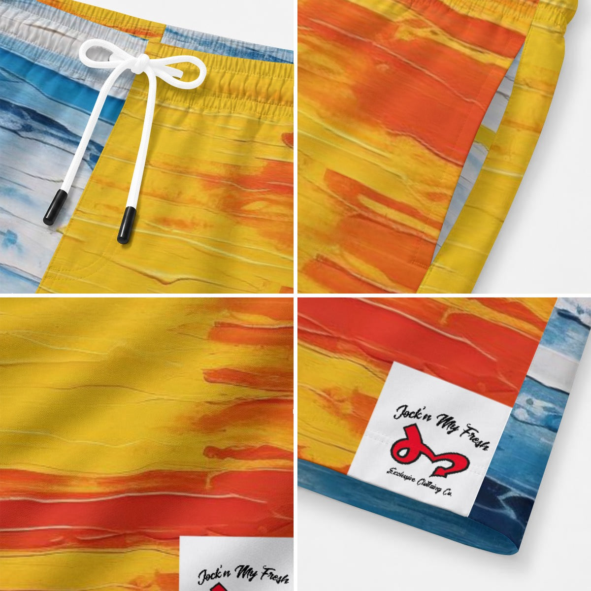 Jock'n My Fresh All-Over Print Men's Beach Shorts
