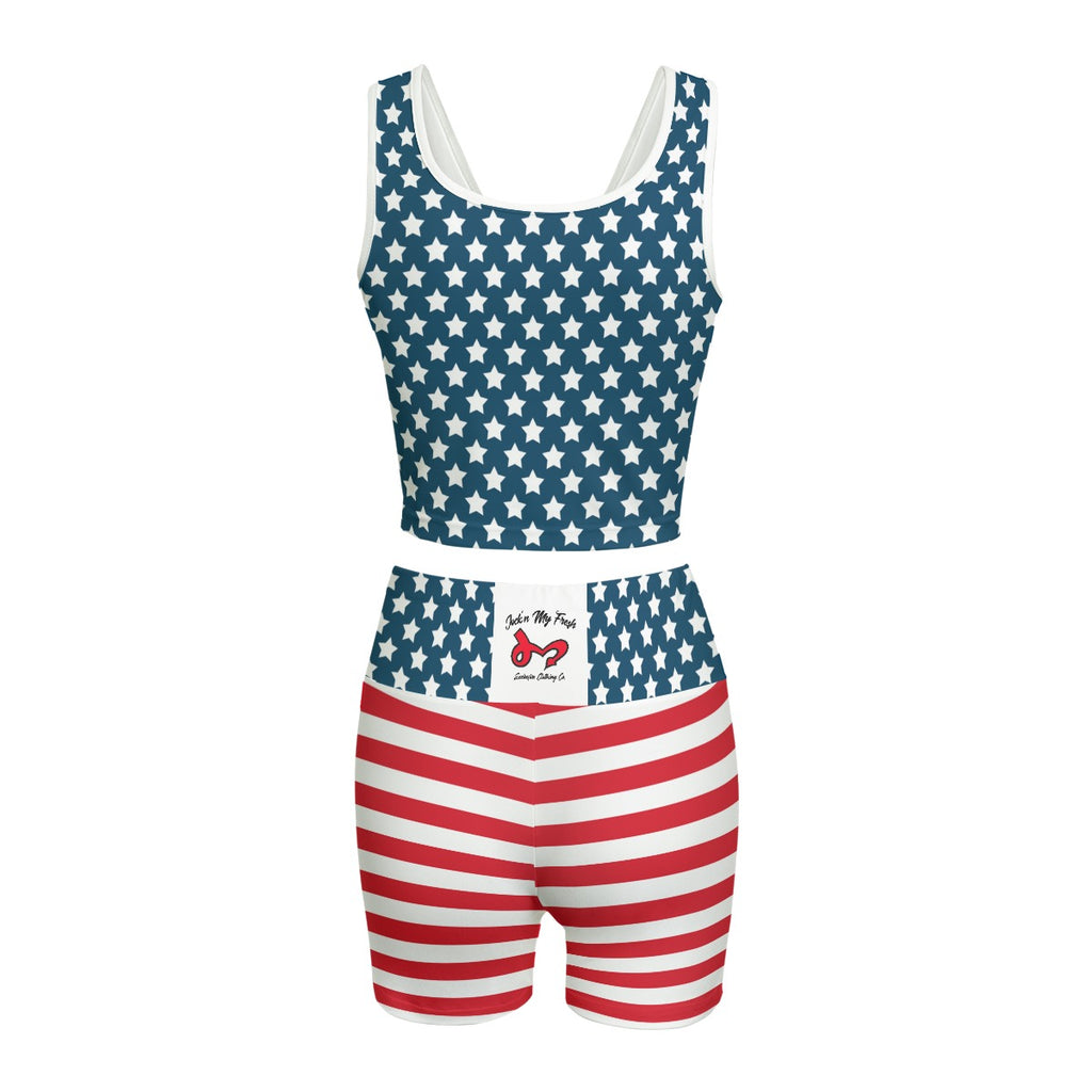 Jock'n My fresh Print Women's Yoga Set