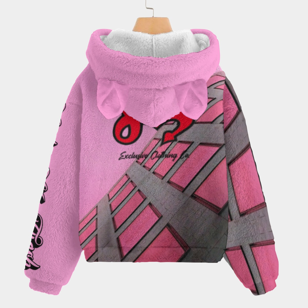 Jock'n My Fresh Print Kid’s Borg Fleece Sweatshirt With Ear