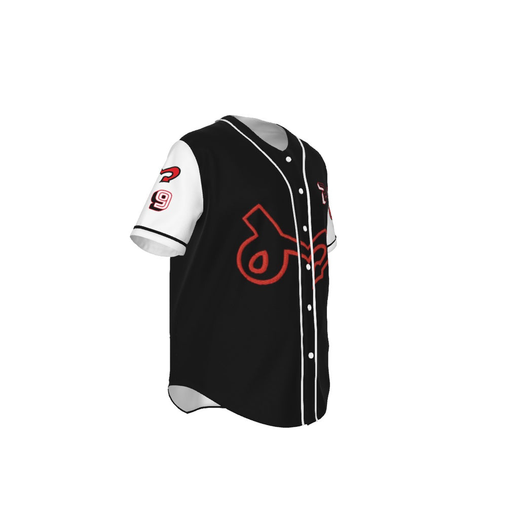 Jock'n My Fresh Print Men's Short Sleeve Baseball Jersey With Pinstripes