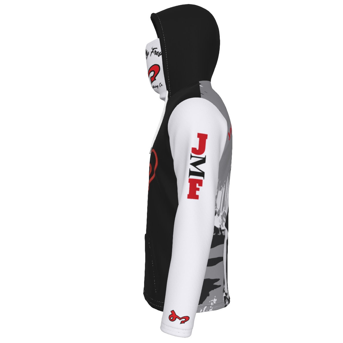 Jock'n My. Fresh Men's Pullover Hoodie With Mask
